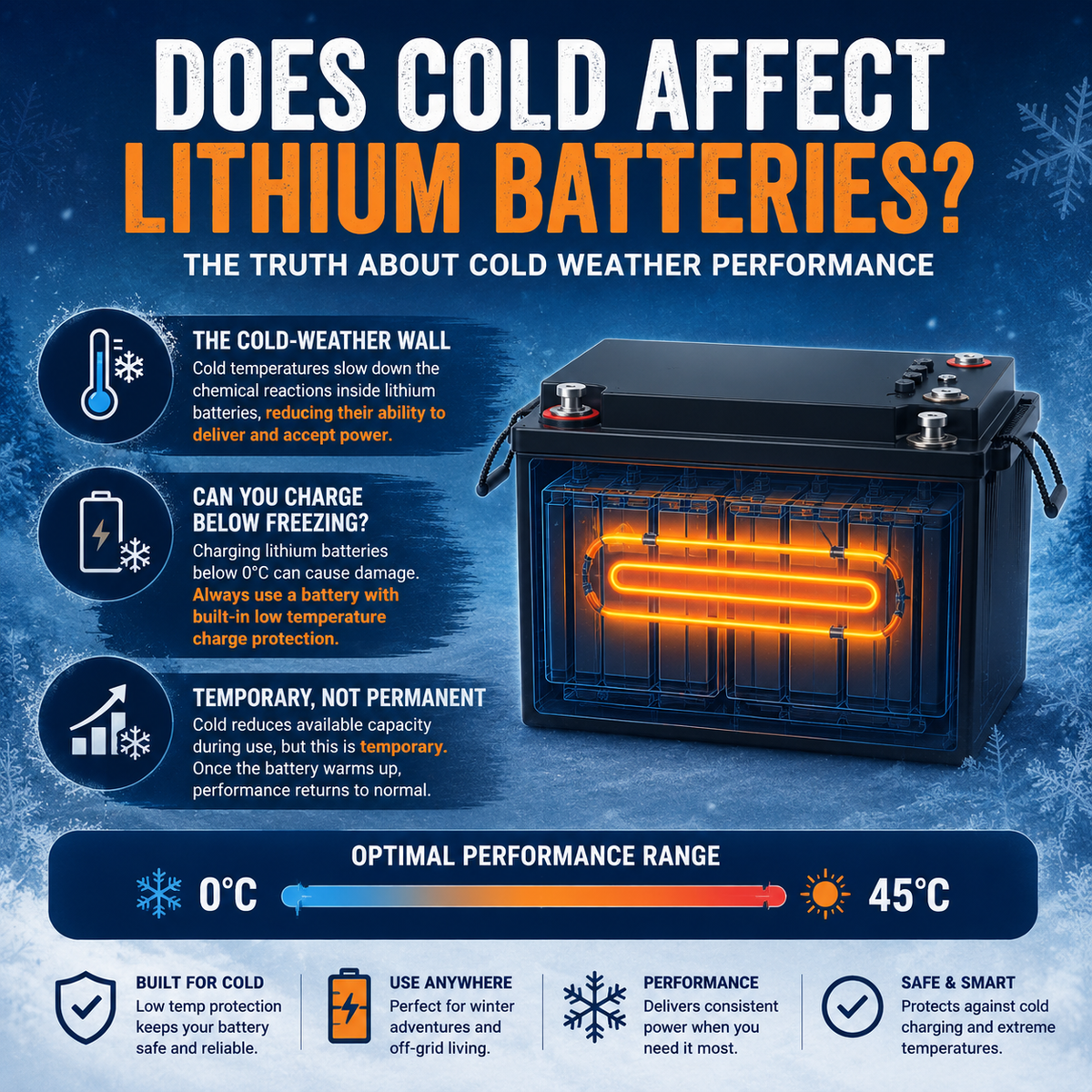Does Cold Weather Affect Lithium Batteries? UK Winter Guide & Heating Pads Explained