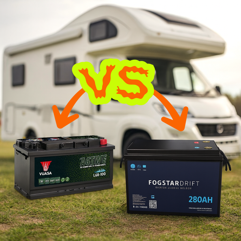 Lithium vs AGM Leisure Batteries | Off-Grid Power Guide