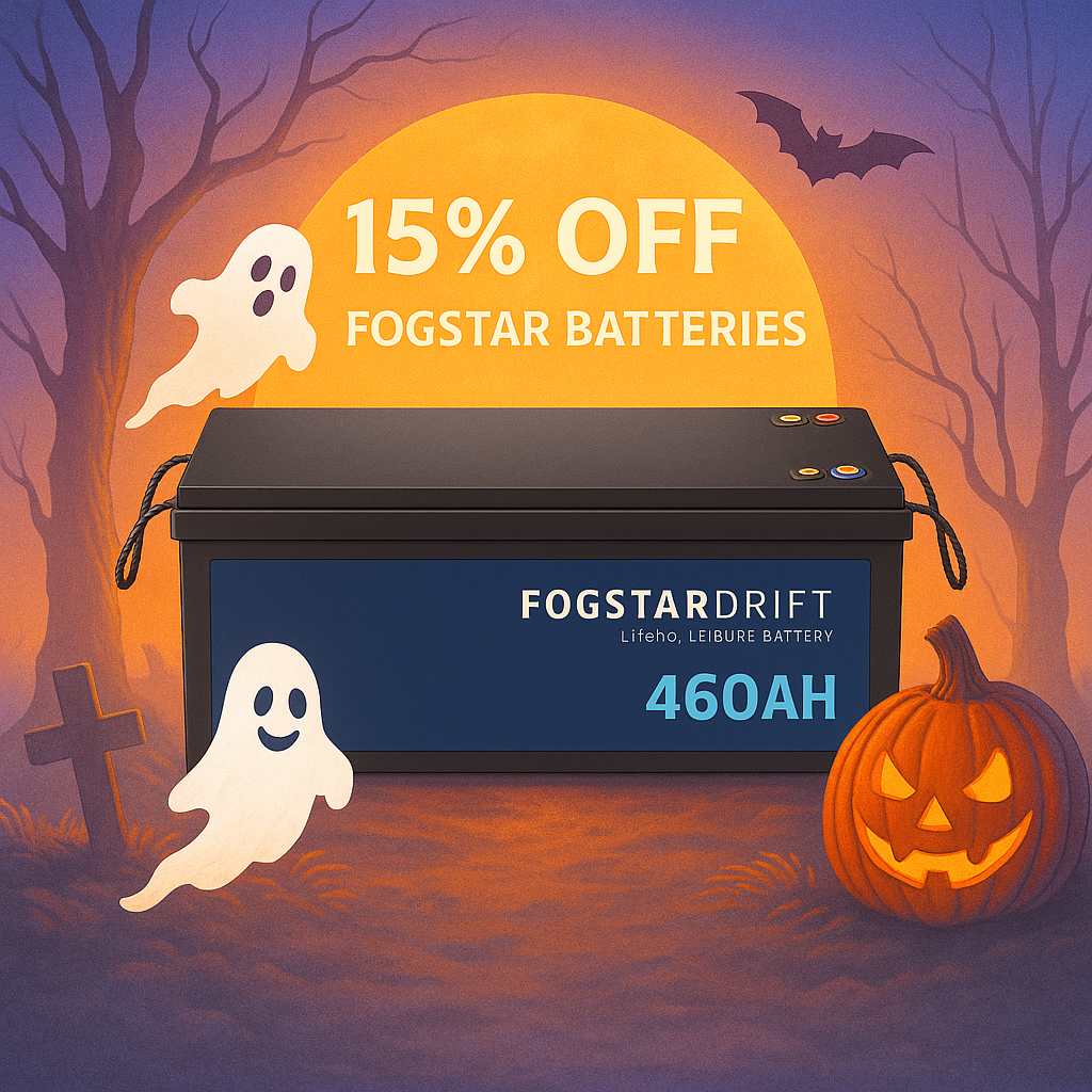 Fogstar Lithium Batteries including Drift LiFePO4 Leisure Battery Range