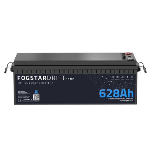 FOGSTAR DRIFT GEN2 12V 628AH LITHIUM LEISURE BATTERY