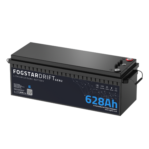 FOGSTAR DRIFT GEN2 12V 628AH LITHIUM LEISURE BATTERY