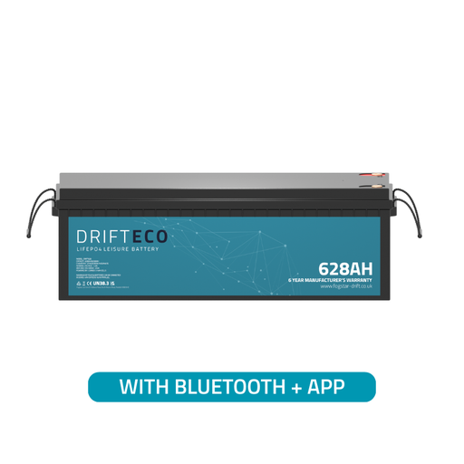 DRIFT ECO 12V 628AH LITHIUM LEISURE BATTERY + BLUETOOTH