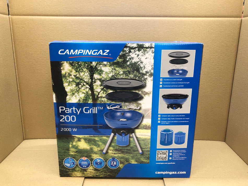 Campingaz Party Grill 200 BBQ and Stove - Ex Display
