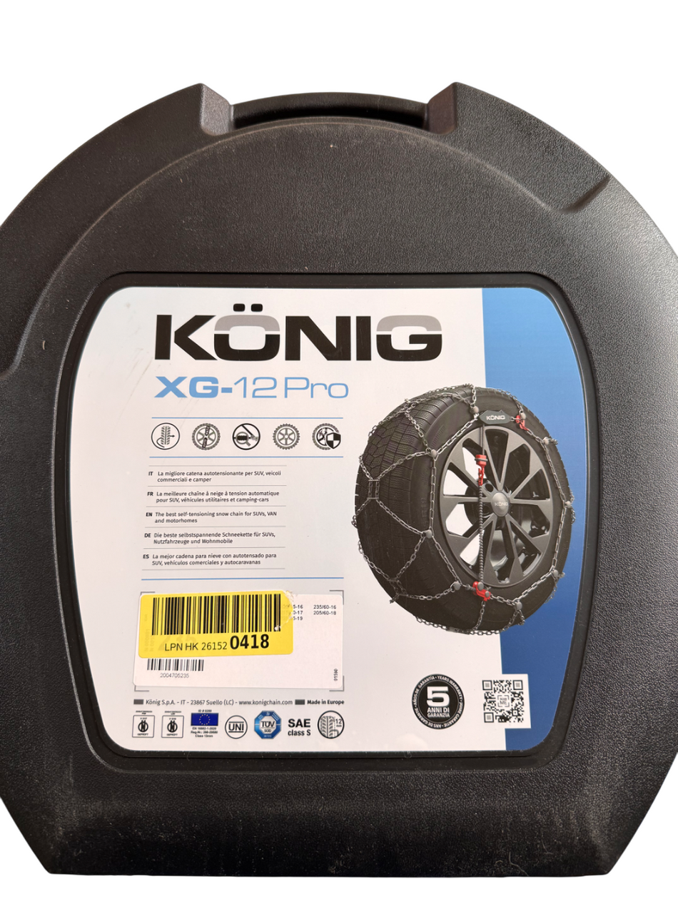 Snow Chains KÖNIG XG-12 PRO No. 235 - ex display