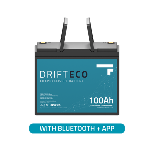 DRIFT ECO 12V 100AH LITHIUM LEISURE BATTERY + BLUETOOTH