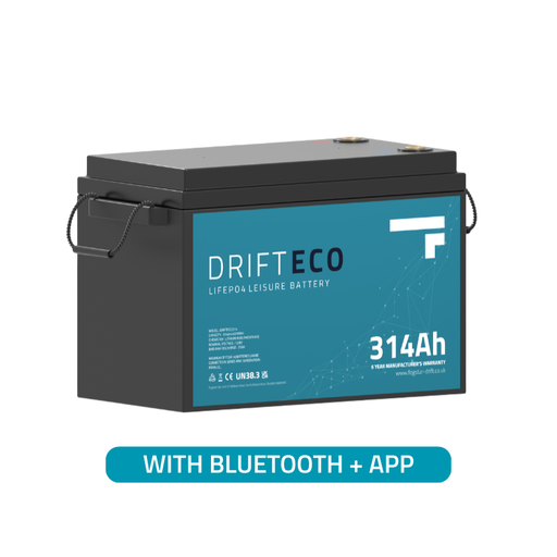 DRIFT ECO 12V 314AH LITHIUM LEISURE BATTERY + BLUETOOTH