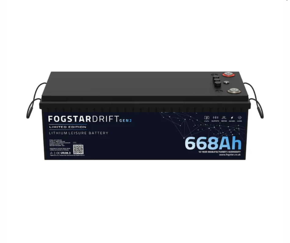 FOGSTAR DRIFT 12V 668AH LITHIUM LEISURE BATTERY (GEN2)
