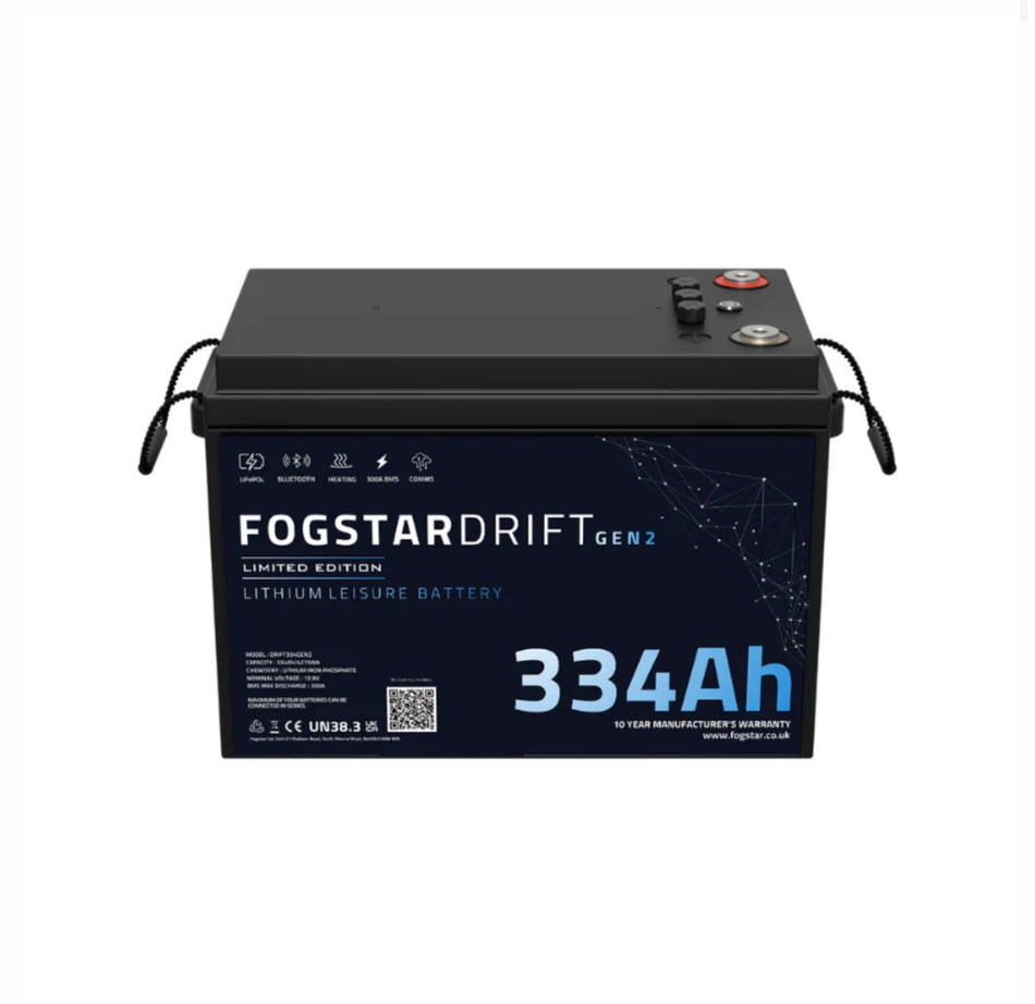 FOGSTAR DRIFT 12V 334AH LITHIUM LEISURE BATTERY (GEN2)