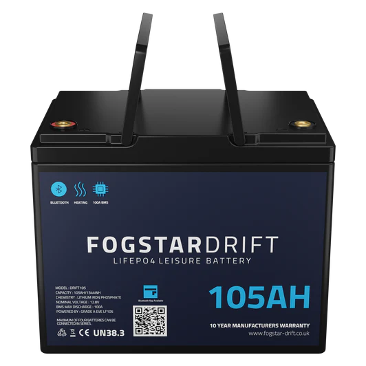 Fogstar Drift 12v 105Ah Lithium Leisure Battery