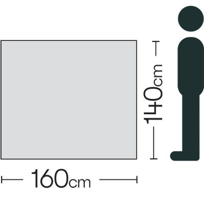 Falcon Pro AirShield 160 1 Panel - Mid Grey