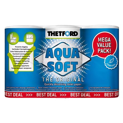 Thetford Aqua Soft Toilet Roll 6 Pack