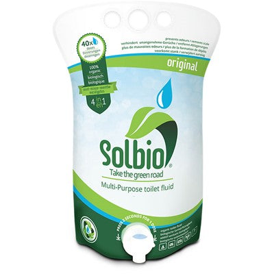 Solbio 1.6L Original Toilet Fluid Pouch - 40 Doses